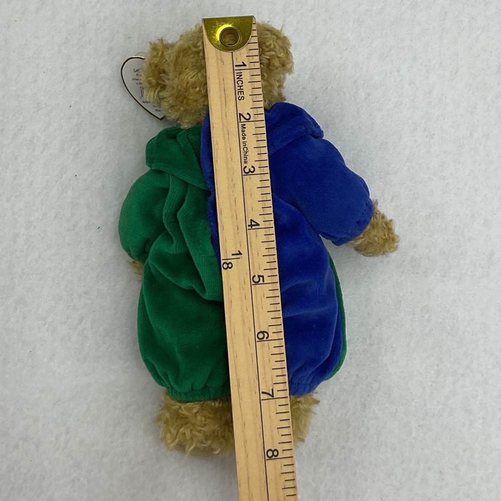 Ty Attic Treasures Piccadilly Bear 1993 Vintage Jointed Clown Plush 8 Inch - Picture 8 of 8